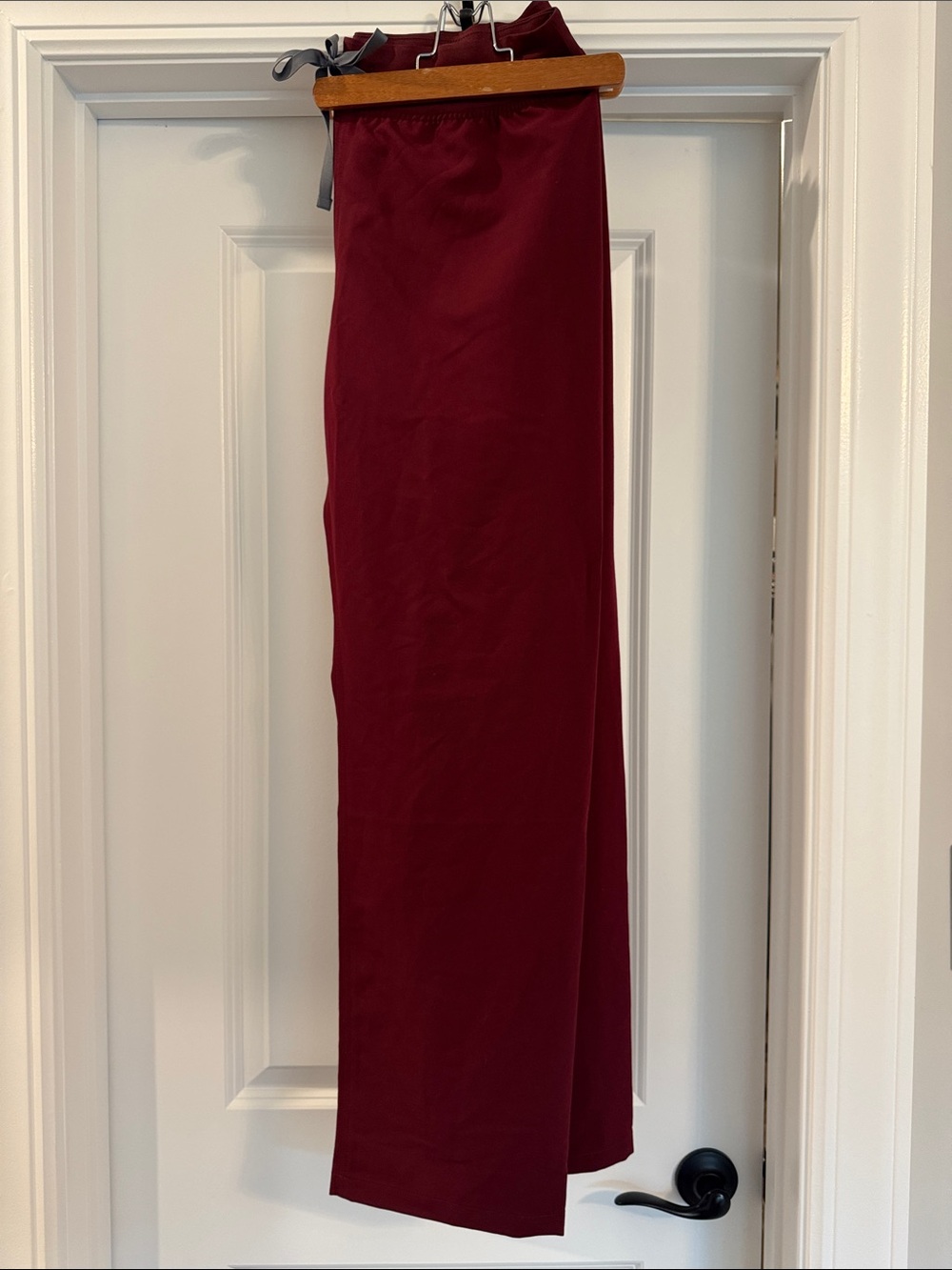 Figs Burgundy Scrub Pants